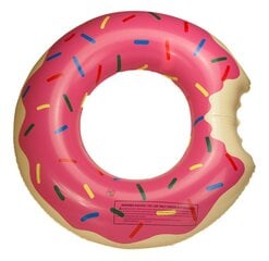 Piepūšamais riņķis Donut, 50 cm, rozā cena un informācija | Piepūšamās rotaļlietas un pludmales preces | 220.lv