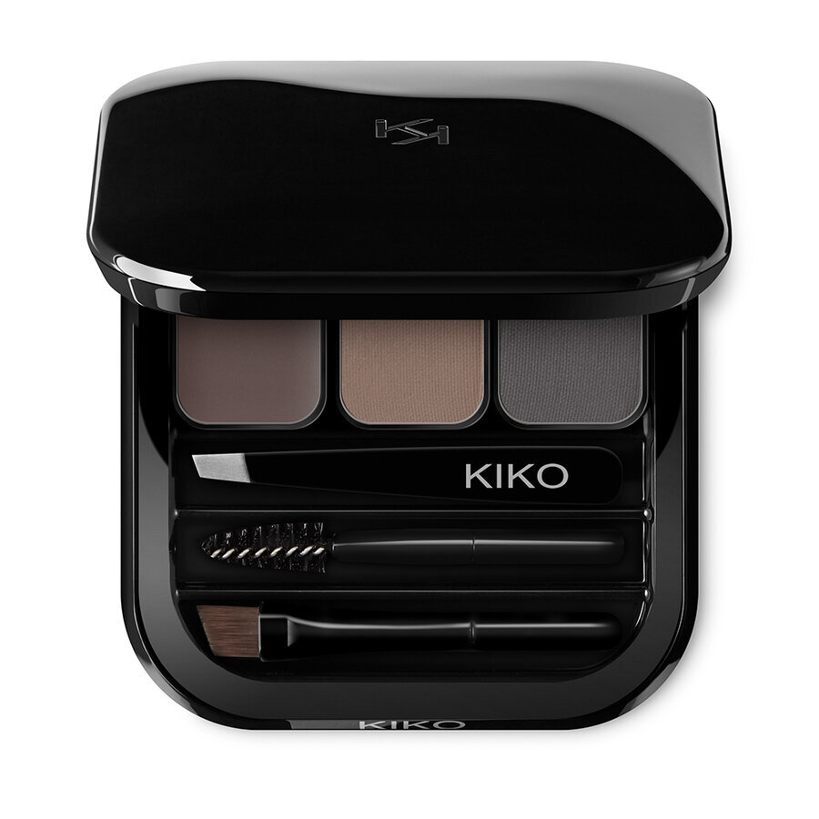 Uzacu palete Kiko Milano Eyebrow Expert Palette, 03 Brunette 2.4g cena un informācija | Uzacu krāsas, zīmuļi | 220.lv