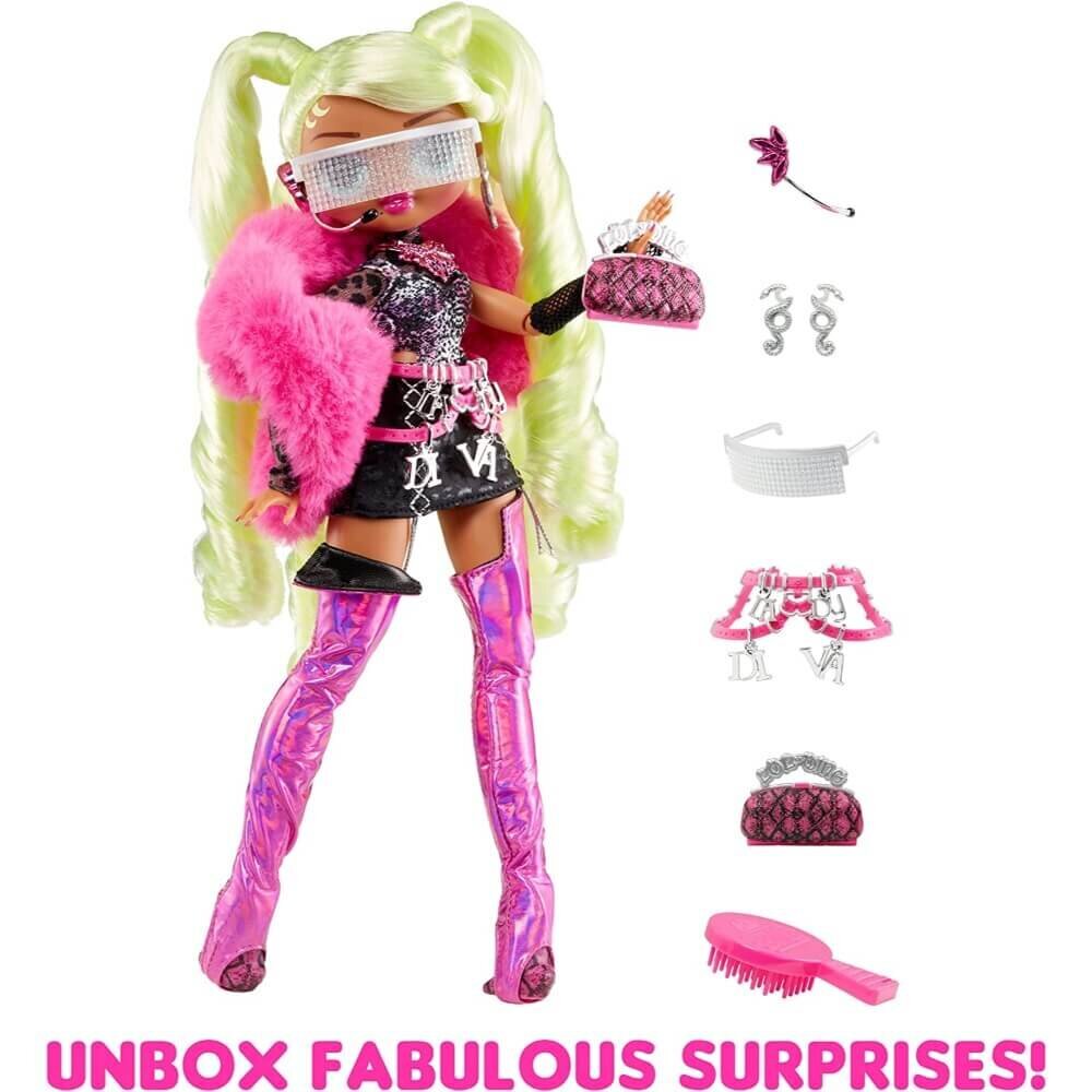 LOL Surprise! OMG Fierce - Lady Diva (29 cm) cena un informācija | Rotaļlietas meitenēm | 220.lv