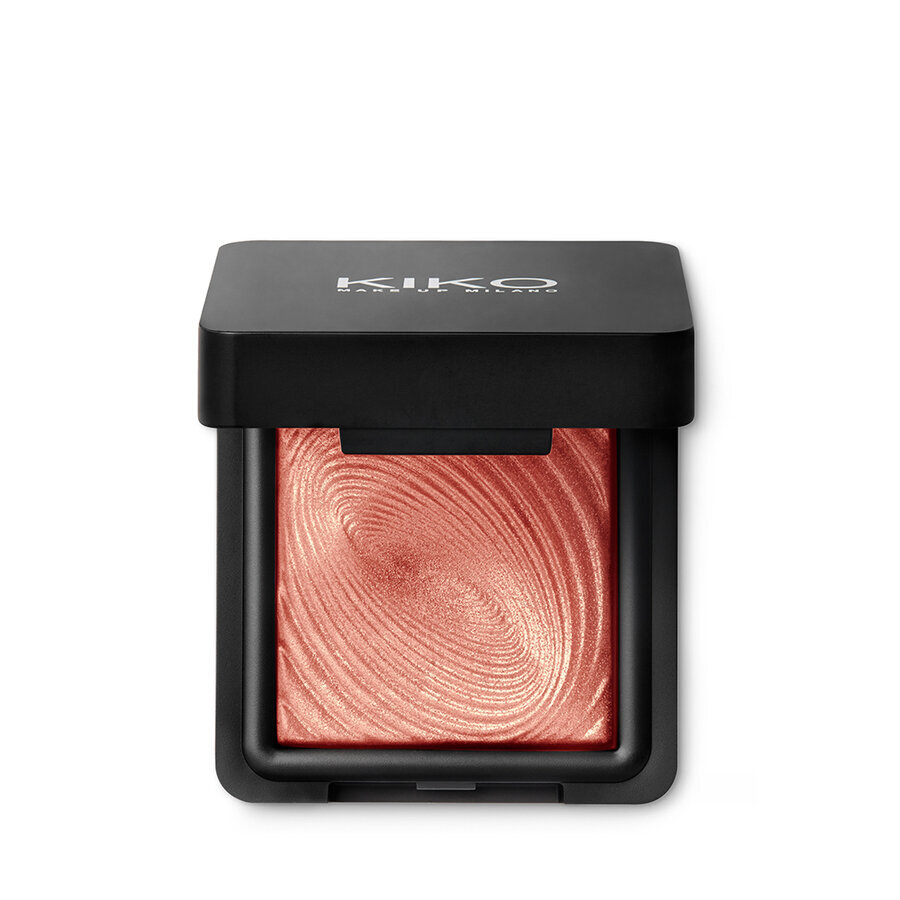 Acu ēnas Kiko Milano Water Eyeshadow, 218 Grapefruit Pink, 3g cena un informācija | Acu ēnas, skropstu tušas, zīmuļi, serumi | 220.lv