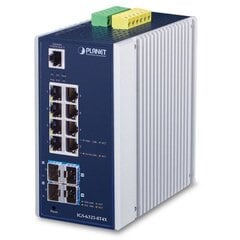 PLANET IGS-6325-8T4X slēdzis Managed L3 Gigabit Ethernet (10/100/1000), zils, pelēks cena un informācija | Komutatori (Switch) | 220.lv