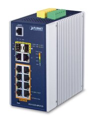 PLANET IGS-5225-8P2T2S slēdzis Managed L2+ Gigabit Ethernet (10/100/1000) Power over Ethernet (PoE), zils, balts цена и информация | Коммутаторы (Switch) | 220.lv