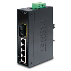 PLANET ISW-511S15 slēdzis Unmanaged L2 Fast Ethernet (10/100), melns cena un informācija | Planet Video un audio tehnika | 220.lv