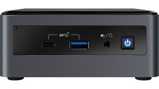 Intel NUC BXNUC10I7FNH2 PC/workstation barebone UCFF Black BGA 1528 i7-10710U 1.1 GHz цена и информация | Стационарные компьютеры | 220.lv