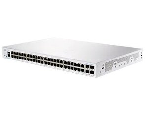 Cisco CBS250-48T-4X-EU network switch Managed L2/L3 Gigabit Ethernet (10/100/1000) Silver цена и информация | Коммутаторы (Switch) | 220.lv