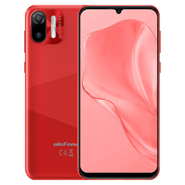 Ulefone Note 6P 2/32GB Dual SIM UF-N6P/RD Red цена и информация | Mobilie telefoni | 220.lv