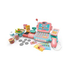 Rotaļlietu kases aparāts ar piederumiem Woopie, rozā cena un informācija | Attīstošās rotaļlietas | 220.lv