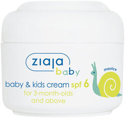 Крем детский Ziaja Baby & Kids SPF 6, 50 мл цена и информация | Косметика для мам и детей | 220.lv