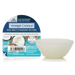 Yankee Candle Coconut Splash Wax Melt - Aromātiskais vasks aromlampām 22.0g cena un informācija | Sveces un svečturi | 220.lv