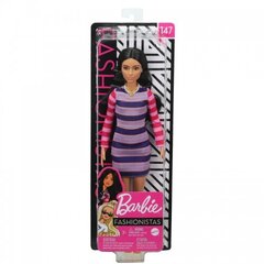 Mattel - Barbie Fashionistas 147 Original Dress With Stripes / from Assort цена и информация | Игрушки для девочек | 220.lv