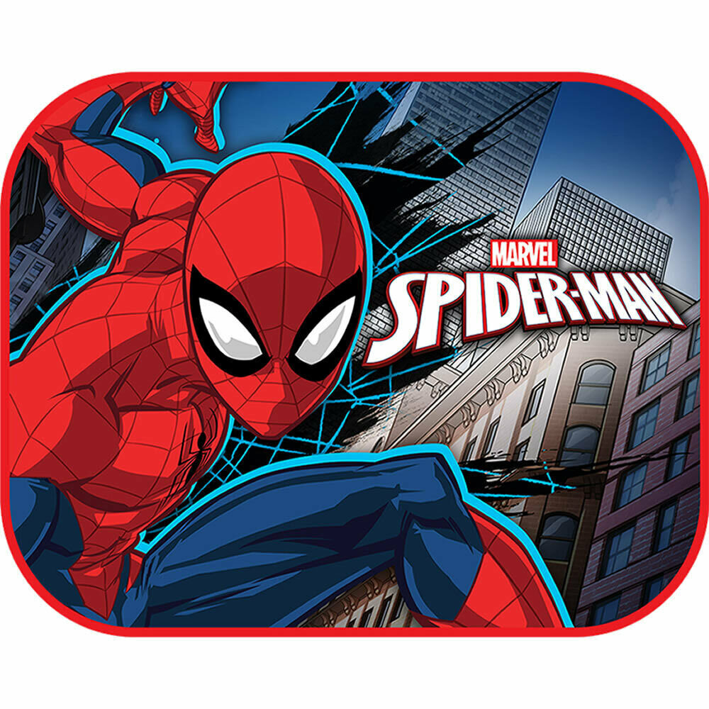 Saules aizsargi automašīnai Zirnekļcilvēks Marvel Spider-man 44 x 35cm x 2 gab цена и информация | Autokrēsliņu aksesuāri | 220.lv