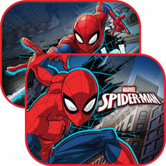 Saules aizsargi automašīnai Zirnekļcilvēks Marvel Spider-man 44 x 35cm x 2 gab cena un informācija | Autokrēsliņu aksesuāri | 220.lv