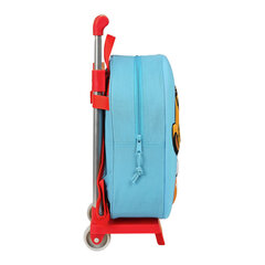 3D школьная сумка на колесиках The Lion King Simba Красный Светло-синий (28 x 10 x 67 см) цена и информация | Школьные рюкзаки, спортивные сумки | 220.lv