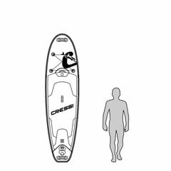 Tabula Paddle Surf Cressi-Sub Fluid 10,2”.NA021020 Zils cena un informācija | SUP dēļi, sērfa dēļi un piederumi | 220.lv