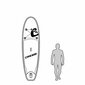 Tabula Paddle Surf Cressi-Sub Element 10,2" NA001032 Balts cena un informācija | Ūdens, smilšu un pludmales rotaļlietas | 220.lv