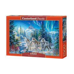 Пазл Puzzle Castorland 1500 деталей, Wilki Moonrise Call цена и информация | Пазлы | 220.lv