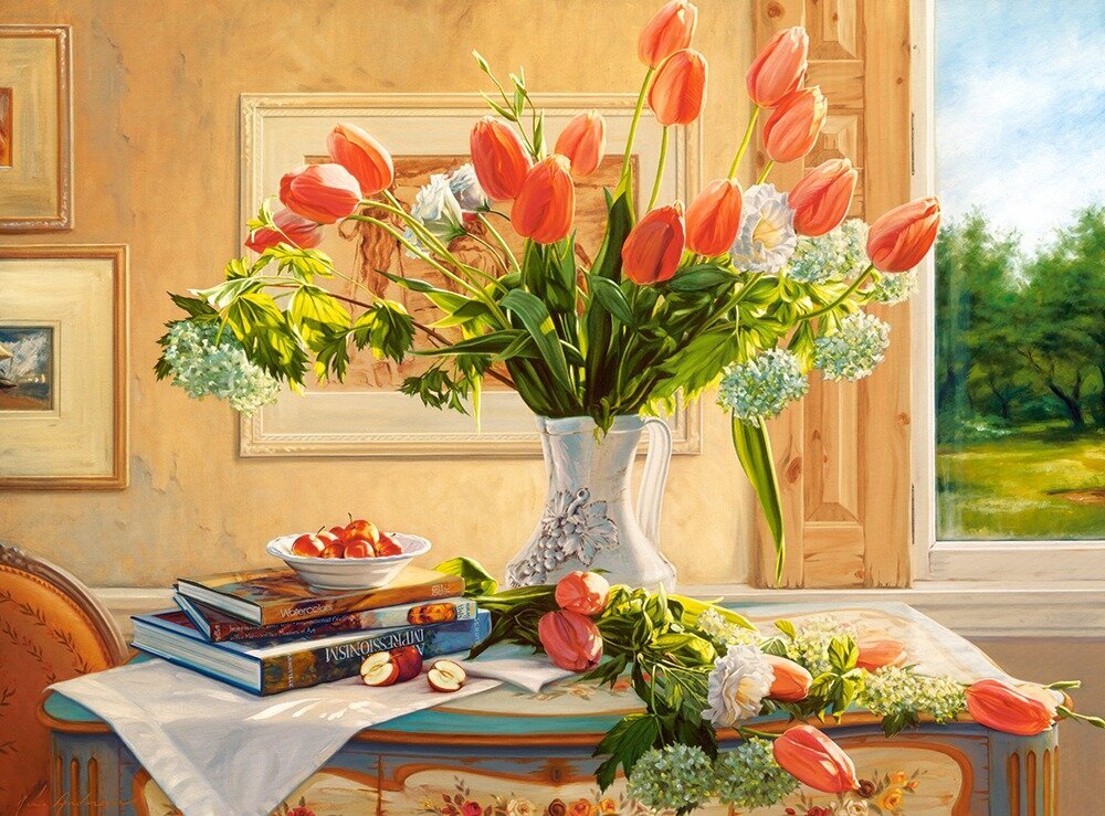 Puzle Castorland Floral Impressions 3000 d. цена и информация | Puzles, 3D puzles | 220.lv