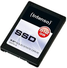 Cietais Disks INTENSO 3812450 SSD 512 GB 2.5" SATA3 cena un informācija | Intenso Rotaļlietas, bērnu preces | 220.lv