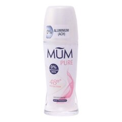 Rullīšu dezodorants Pure 48h Mum, 50 ml цена и информация | Дезодоранты | 220.lv