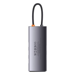 Hub 6in1 Baseus Metal Gleam Series, USB-C to 3x USB 3.0 + 2x HDMI + USB-C PD cena un informācija | Adapteri un USB centrmezgli | 220.lv
