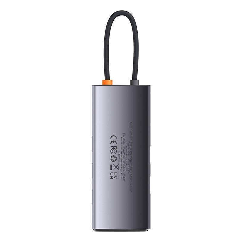 Hub 6in1 Baseus Metal Gleam Series, USB-C to 3x USB 3.0 + 2x HDMI + USB-C PD цена и информация | Adapteri un USB centrmezgli | 220.lv