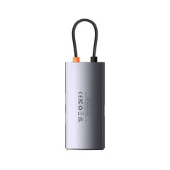 Hub 4in1 Baseus Metal Gleam Series, USB-C to 3x USB 3.0 + Ethernet RJ45 cena un informācija | Baseus Datortehnika | 220.lv