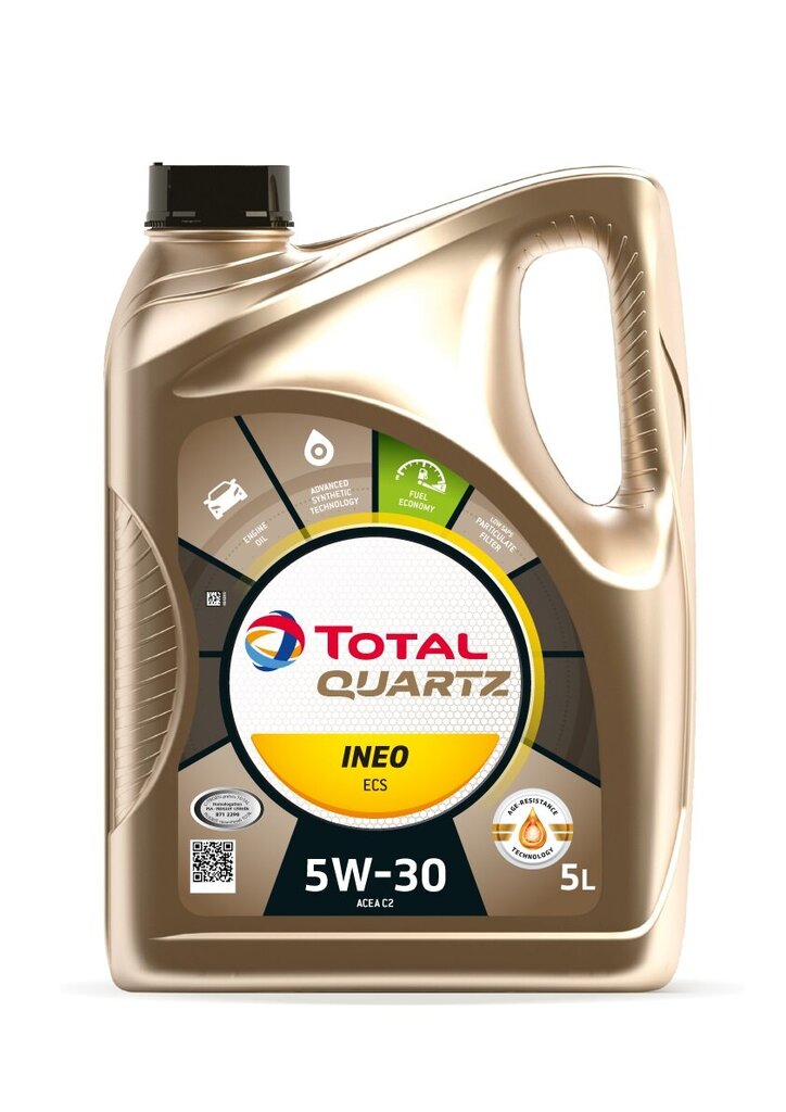 TOTAL Quartz INEO ECS 5W-30 motoreļļa, 5 L цена и информация | Motoreļļas | 220.lv