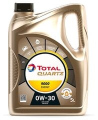 Моторное масло TOTAL QUARTZ 9000 ENERGY 0W-30  цена и информация | Моторное масло | 220.lv