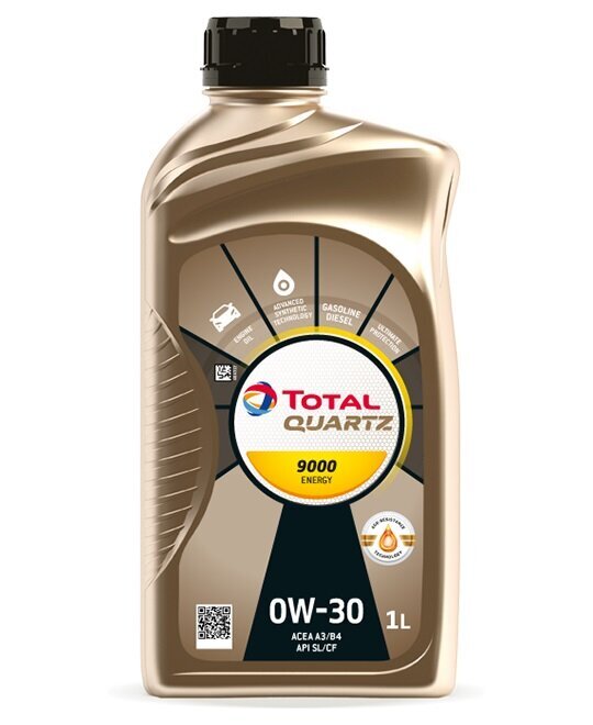 TOTAL Quartz 9000 Energy 0W-30 motoreļļa, 1L cena un informācija | Motoreļļas | 220.lv