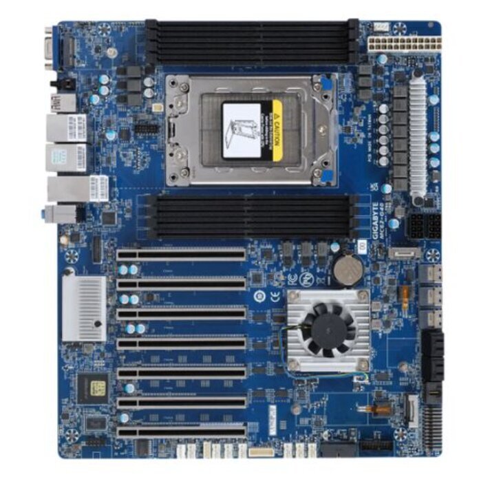 Mātes plate Gigabyte MC62-G40 MAINBOARD SWRX8 SOCK cena un informācija | Mātesplates | 220.lv