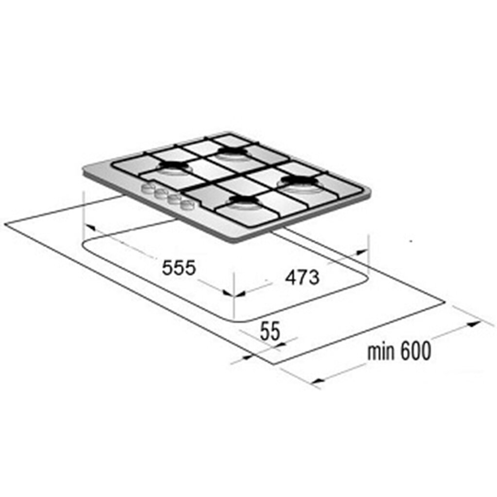 Schlosser PGH6351M цена и информация | Plīts virsmas | 220.lv