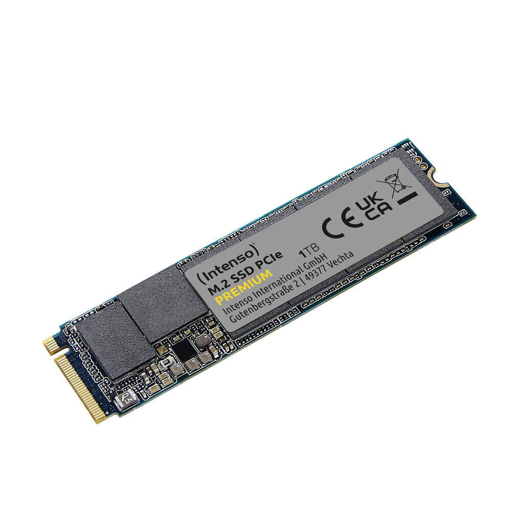 Cietais disks INTENSO Premium M.2 PCIE 1TB SSD цена и информация | Iekšējie cietie diski (HDD, SSD, Hybrid) | 220.lv