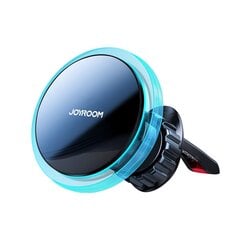 Joyroom Car Holder Qi Wireless Induction Charger 15W (MagSafe for iPhone Compatible) for Ventilation Grille Silver (JR-ZS291) kaina ir informacija | Auto turētāji | 220.lv