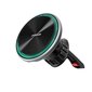 Joyroom Car Holder Qi Wireless Induction Charger 15W (MagSafe Compatible for iPhone) Air Vent Silver (JR-ZS290) cena un informācija | Auto turētāji | 220.lv