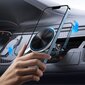 Joyroom Car Holder Qi Wireless Induction Charger 15W (MagSafe Compatible for iPhone) Air Vent Silver (JR-ZS290) cena un informācija | Auto turētāji | 220.lv
