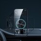 Joyroom Car Magnetic Holder Qi Wireless Induction Charger 15W (MagSafe for iPhone Compatible) for Dashboard Silver (JR-ZS290) cena un informācija | Auto turētāji | 220.lv