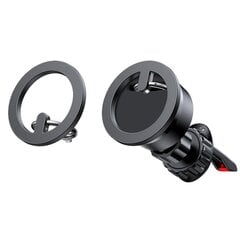 Joyroom kit multifunctional magnetic car holder ring phone support black (JR-ZS294) cena un informācija | Auto turētāji | 220.lv