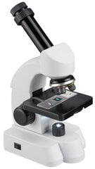 BRESSER JUNIOR mikroskops 40x-640x iesk. piederumu komplekts cena un informācija | Teleskopi un mikroskopi | 220.lv