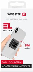 Swissten Adapter for easy Lock / Клейкая пластина для крепления смартфона цена и информация | Держатели для телефонов | 220.lv