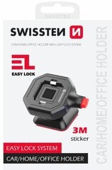 Swissten Quick Connect Telefona Turētājs Mašīnai / Mājai / Ofisam / 4 - 6.8 collas цена и информация | Держатели для телефонов | 220.lv