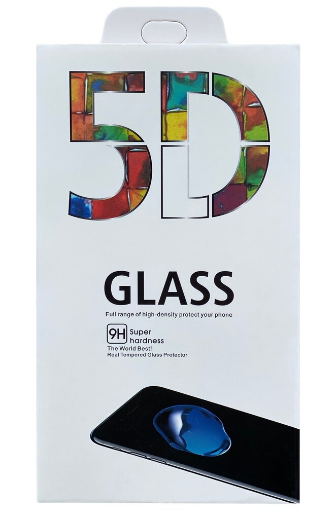 LCD aizsargstikls 5D Full Glue Apple iPhone 14 Pro Max melns цена и информация | Ekrāna aizsargstikli | 220.lv