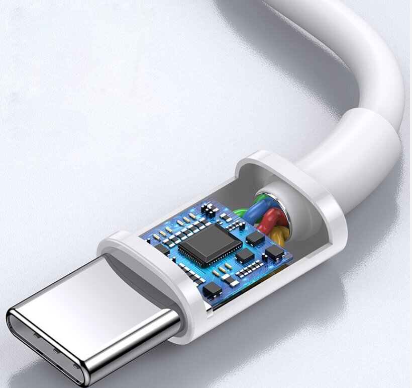 Kabelis USB-C 60W tips 3.1 Power Delivery QC 3.0 2M cena un informācija | Savienotājkabeļi | 220.lv