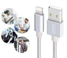 Vada USB lādētājs LIGHTNING iPad iPhone Quick Charge 3.0 1.5m cena un informācija | Savienotājkabeļi | 220.lv