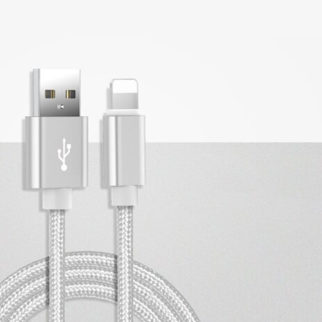 Vada USB lādētājs LIGHTNING iPad iPhone Quick Charge 3.0 1.5m cena un informācija | Savienotājkabeļi | 220.lv