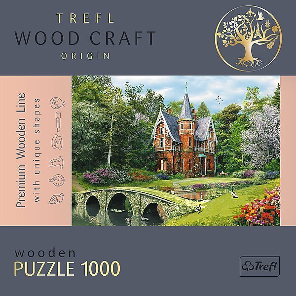 Koka puzle Trefl Viktorijas laika māja, 1000 d. цена и информация | Puzles, 3D puzles | 220.lv