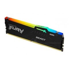 Kingston Fury Beast RGB 32 Kit (16GBx2) GB, DDR5, 4800 MHz, PC/server, Registered No, ECC No, 2x16 GB цена и информация | Оперативная память (RAM) | 220.lv