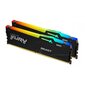 Kingston Fury Beast RGB 32 Kit (16GBx2) GB, DDR5, 4800 MHz, PC/server, Registered No, ECC No, 2x16 GB cena un informācija | Operatīvā atmiņa (RAM) | 220.lv