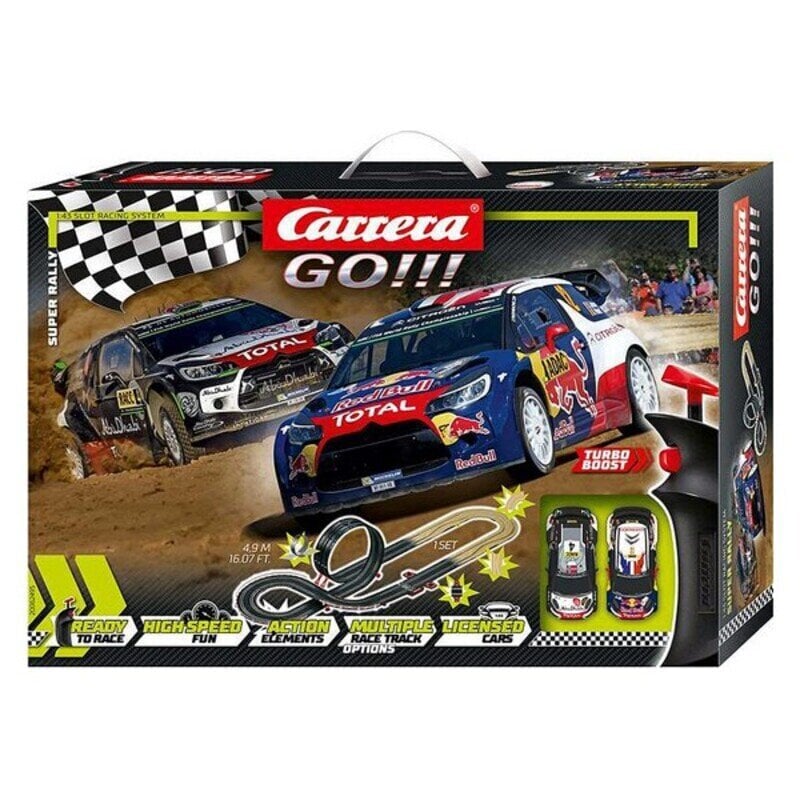 Sacīkšu trase Rally Carrera (4,9 m) cena un informācija | Rotaļlietas zēniem | 220.lv