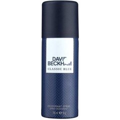 Дезодорант-спрей David Beckham Classic Blue для мужчин, 150 мл цена и информация | Парфюмированная мужская косметика | 220.lv