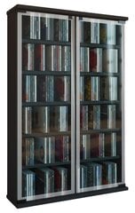 Шкафчик для компакт-дисков Galerie, черный цена и информация | Шкафы | 220.lv